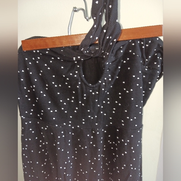 Mini dress b+w hearts - Picture 2 of 3